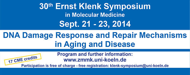 30th Ernst Klenk Symposium in Molecular Medicine 2014