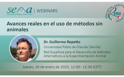 SEMA Webinar: «Avances reales en el uso de métodos sin animales»